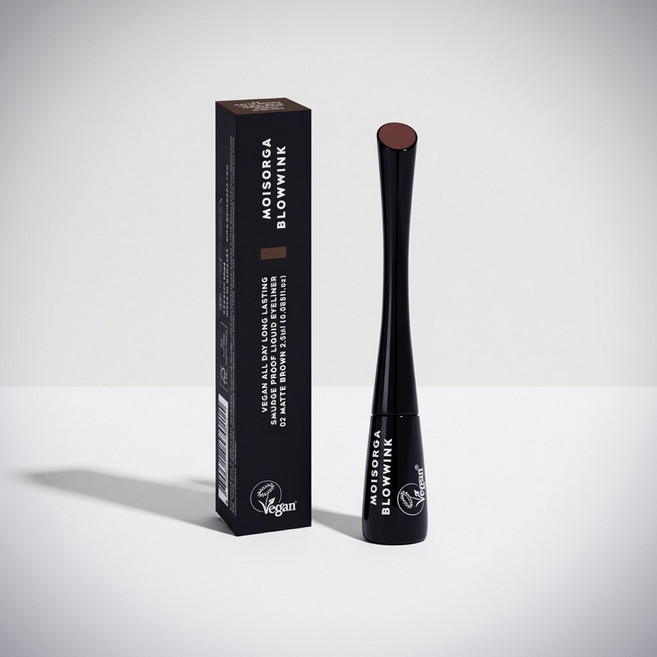 모이스올가블로우윙크 올데이 롱래스팅 스머지프루프 리퀴드 아이라이너 2.5ml, 02 매트브라운, 1개