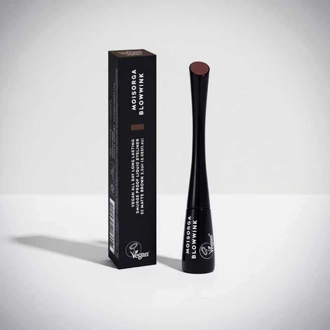 모이스올가블로우윙크 올데이 롱래스팅 스머지프루프 리퀴드 아이라이너 2.5ml, 02 매트브라운, 1개 - 쿠팡