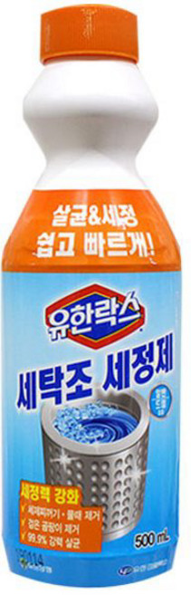 페이지마켙 홈 스타일링 세탁 세제 세탁기 유한락스 조 세정제 기 청소 세척 500ML 조클리너 기청소크리너 조청소 기클리너 배수구클리너 깨끗한 옷 집 원룸 꾸미기, 1개