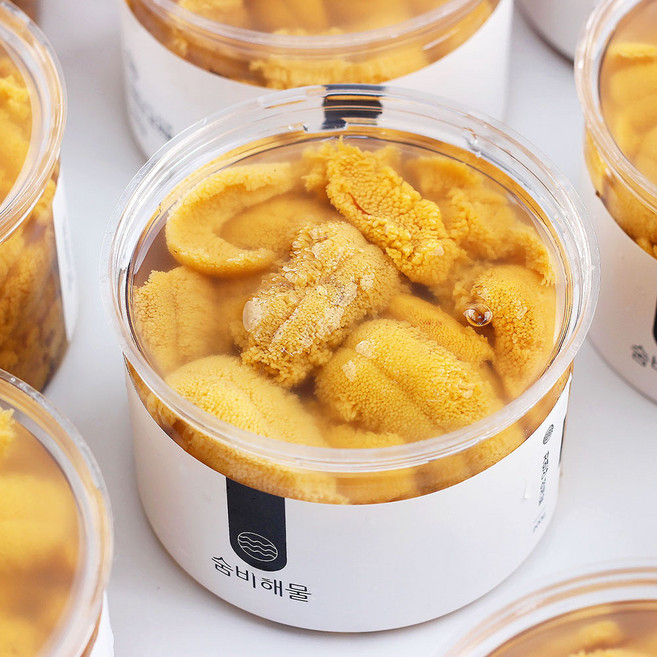 거제도 해녀 자연산 생물 보라 성게알 100g, 200g, 1개