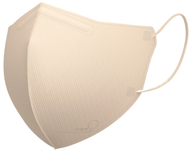 [1매입] 개별포장 KF-94 맘편히 컬러 새부리형 미세먼지 황사 보건용 일회용 마스크 50매, KF94 대형 [1매입] 베이지, 1개, 50개입