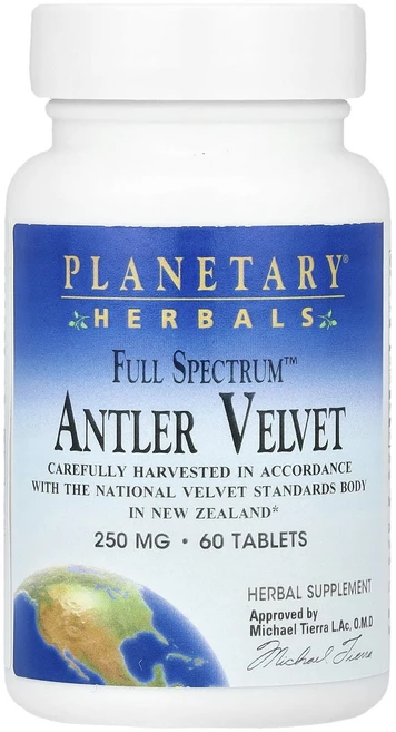 단백질 비타민 철분 마그내슘 칼슘 Planetary Herbals Full Spectrum™ 녹용 60정(1정당 250mg) 고루고루섭취해주세요, PlanetaryHerbalsFullSpectrum녹용, 1개, 60정 - 쿠팡
