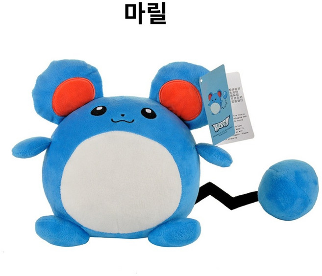 포켓몬스터 공식 라이센스 정품 마릴 인형, 1개