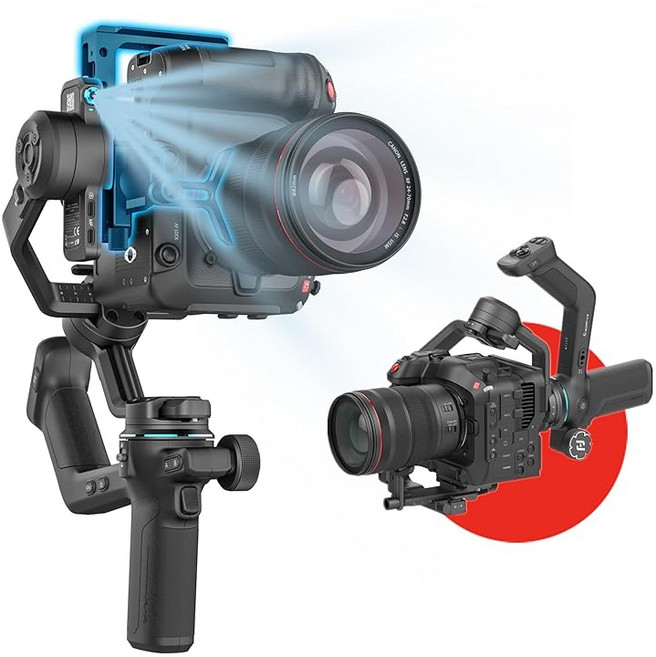 FeiyuTech SCORP-C2 카메라 스태빌라이저 짐벌 스태빌라이저 미러리스 / 일안 리플렉스용 DSLR 짐벌에게 Sony / Canon / Panasonic / Lumix