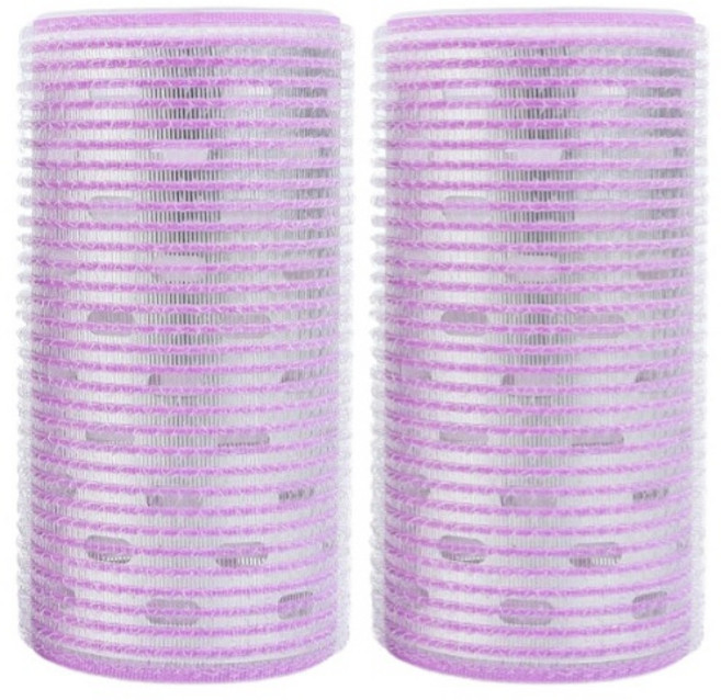 어스앤홉 열전도 앞머리 대형 헤어롤 50mm, 2개, 바이올렛