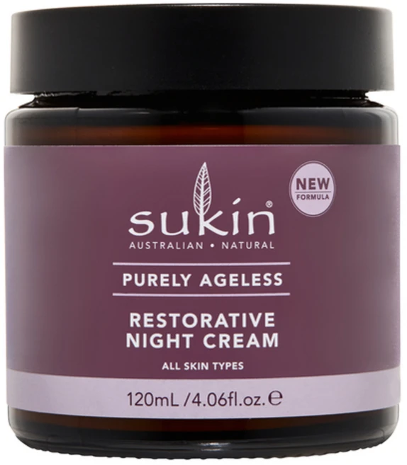 수킨 퓨어리 에이지리스 리스토러티브 나이트 크림 Sukin Purely Ageless Restorative Night Cream, 1개, 120ml - 쿠팡