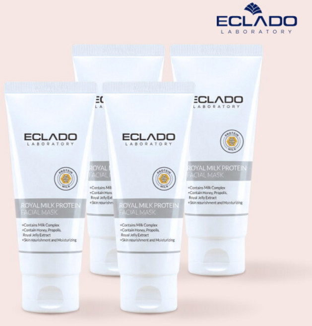 [에끌라두] 로얄 밀크 프로틴 페이셜 필오프팩70g 4개(정상가 220 000원), 4개, 1개입