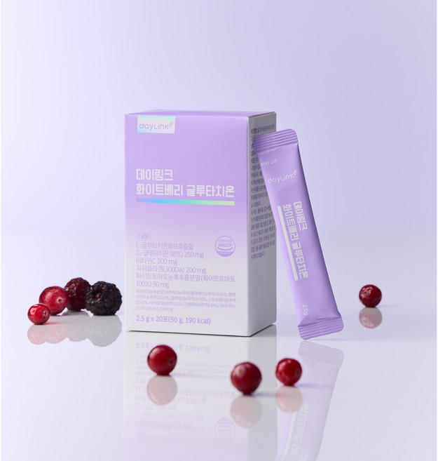 데이링크 고순도 98% 화이트베리 글루타치온 고함량 분말 스틱 20포, 50g, 1개