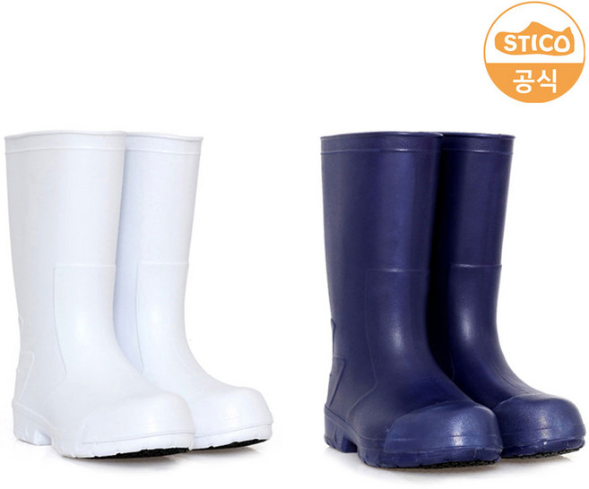 스티코 남녀공용 미끄럼방지 토캡 장화 WBM-12 (무료배송) / 기본 인솔(깔창) 사은품