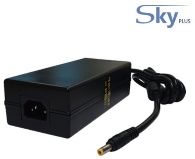 (하늘컴플러스) 아답터 220V / 12V 8A 전원 케이블 미포함, 일자형, 1개, 일자형