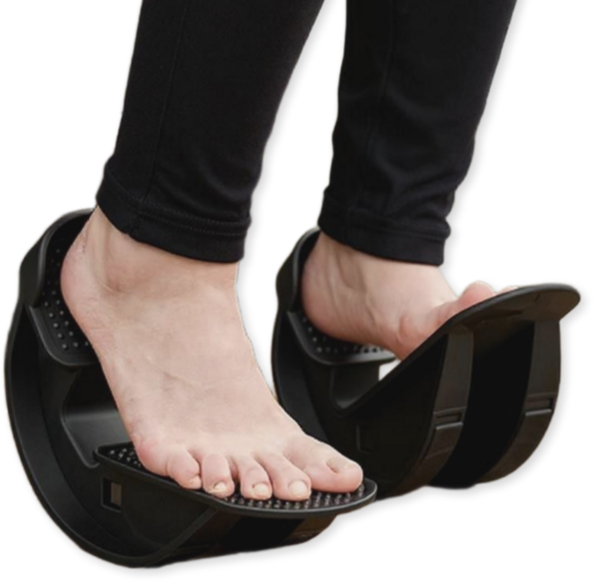 마지온 햄스트링 종아리 스트레칭 보드 세트, 블랙