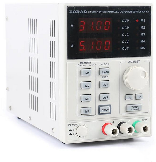 KORAD KA3005P 3005PS 프로그래밍 가능 정밀 조정 30V 5A DC 전원 공급 장치 디지털 랩 USB RS232 인터페, 01 3005P, 1개