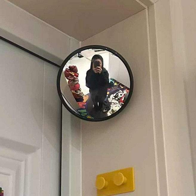 미니 감성 실내 포토존 볼록 거울 벽장식 거울, 8Cm, 1개