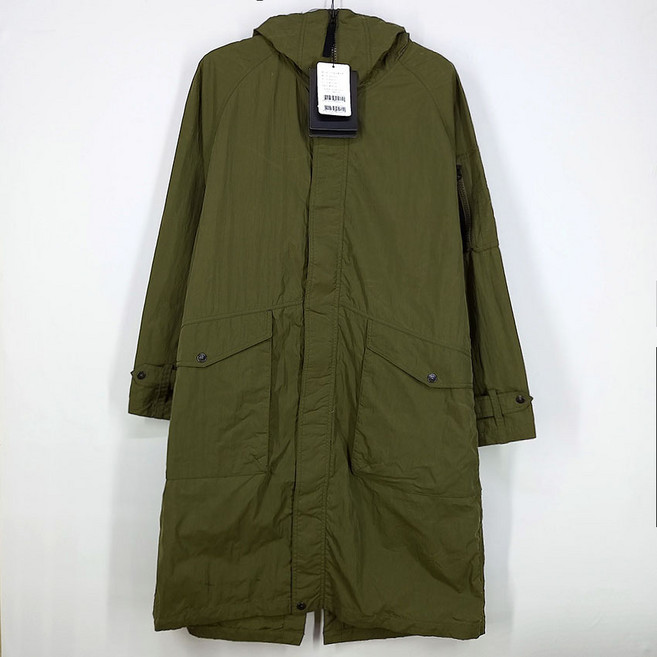 빈티지다온 아이더 남 바스락 아르젤 롱 바람막이 야상자켓 카키