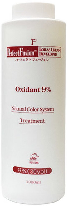 퍼펙트퓨전 헤어칼라크림 9프로(30vol) 산화제 1000ml, 1개, 1L