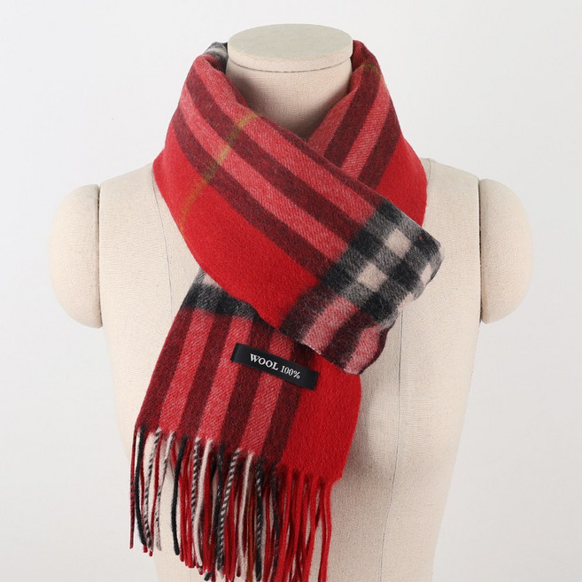 에스랑제이 리버스 남성 여성 울 머플러 목도리