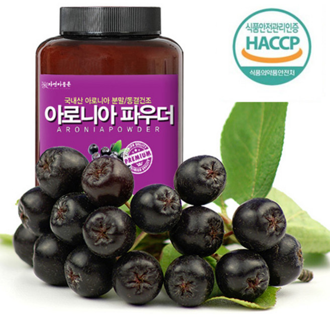 [예약판매] 자연마을촌 국내산 아로니아 분말 동결건조, 400g, 1개