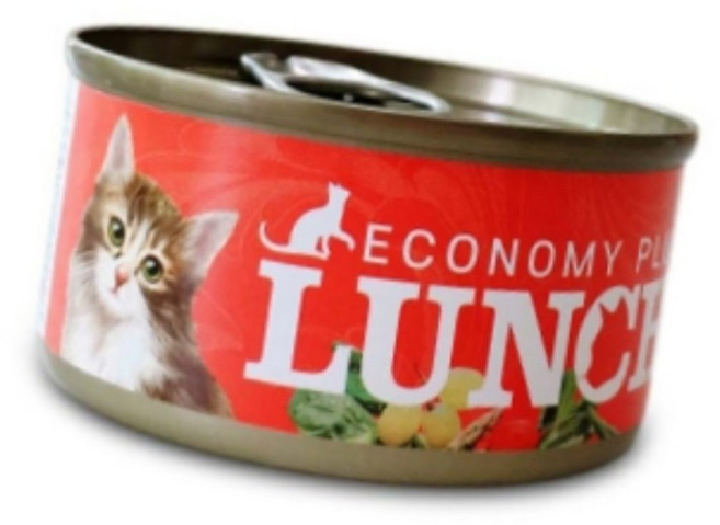 이코노미 런치 플러스 참치 게살 캔 고양이영양식 고양이습식 소화잘되는간식