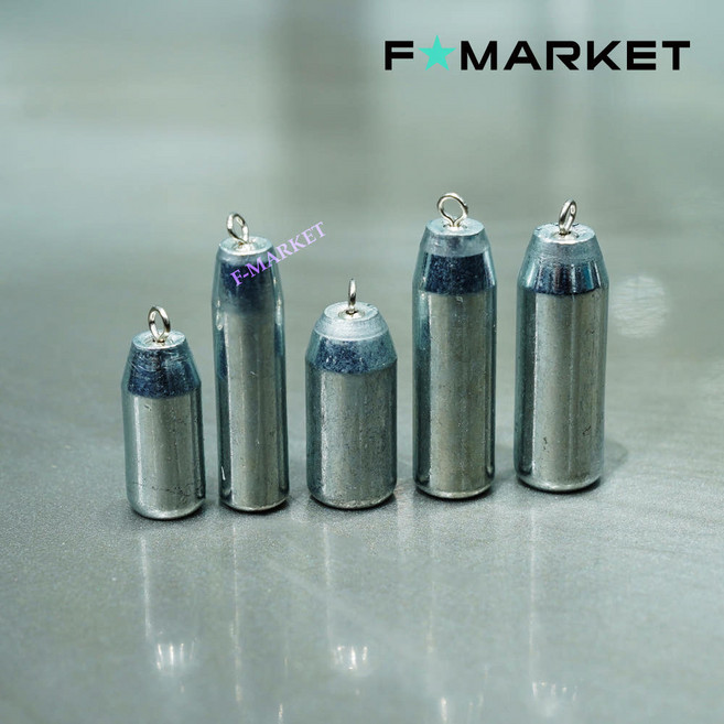 에프마켓 낚시 봉돌 고리추 쇠추 가공추 낚시추 40호, 1세트, 4개입