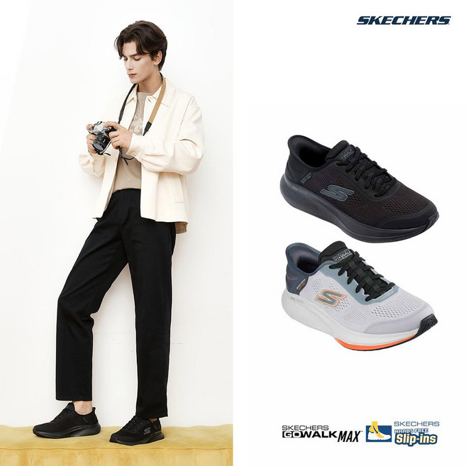 [25년 FW] 남성 스케쳐스 고워크 맥스워커 슬립인스