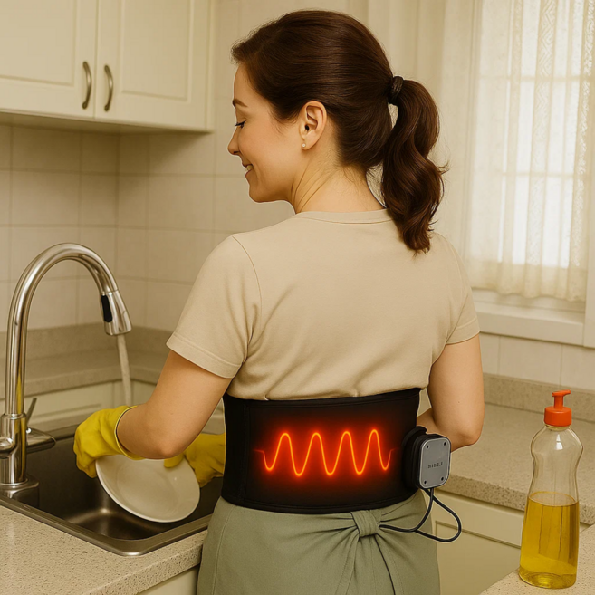 [국산] 허리마사지기 디스크 등 안마기 EMS 저주파 보호대