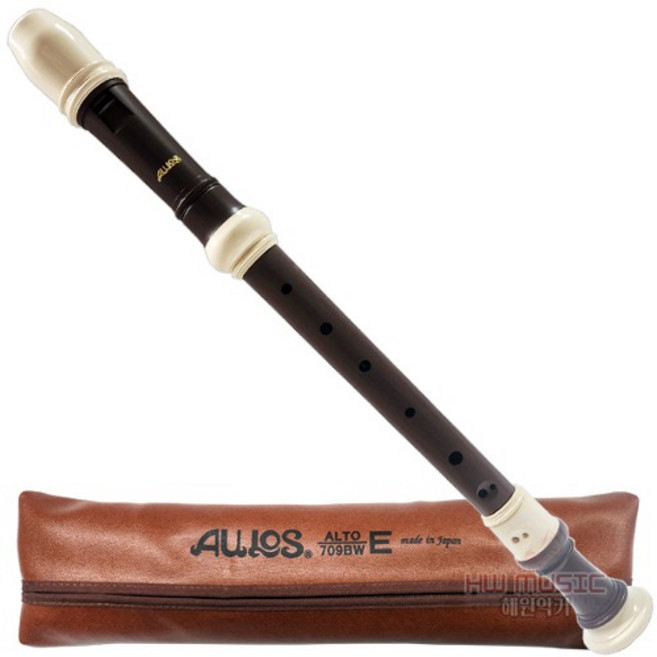 아울로스 알토 리코더 AULOS-709BW (바로크식), 1개