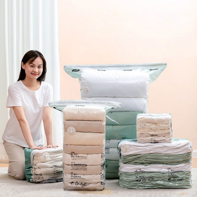 구디푸디 의류 이불 압축팩 옷걸이형 진공팩, 1개, 1개입