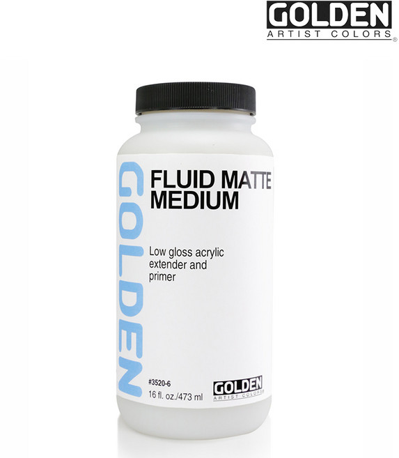 골든 보조제 Fluid Matte Medium 액상 미듐 무광 473ml