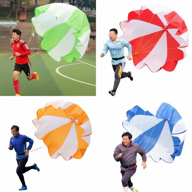 낙하산릴레이 달리기 저항 훈련 낙하산 릴레이 계주 운동회, 1개, 봄이네가게 블루