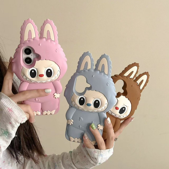 라부부 아이폰15/16 풀커버 휴대폰 케이스