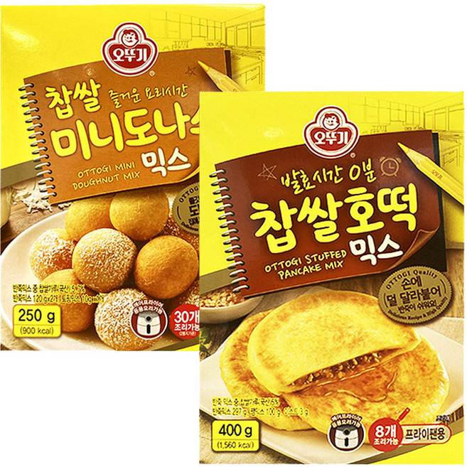 오뚜기 찹쌀 미니 도나스250g + 찹쌀 호떡믹스400g, 1개
