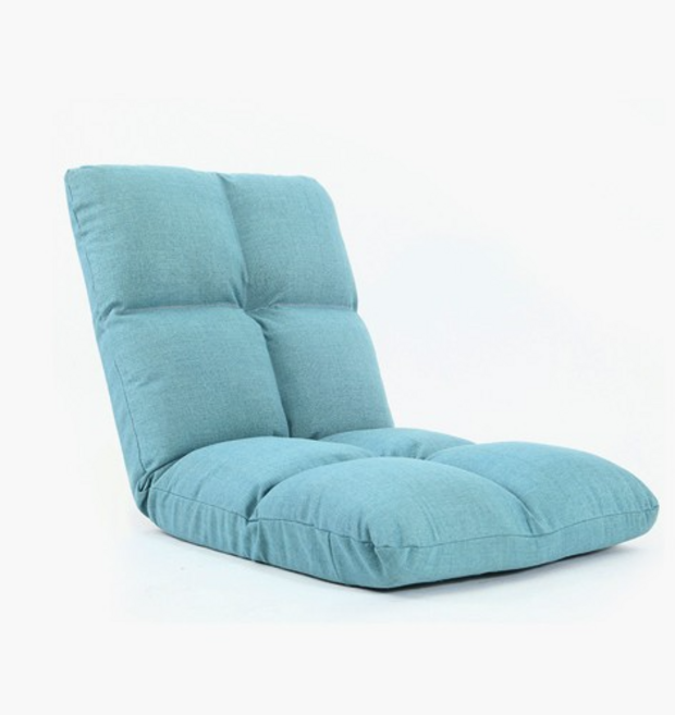 좌식쇼파 극세사 페브릭 각도조절 의자 리클라이너 인테리어 거실, 브라운(극세사)