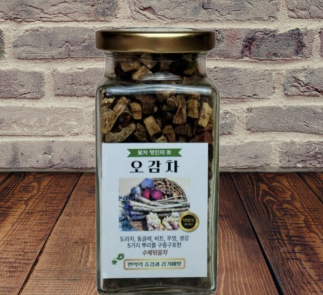 꽃차명인오감차 (병), 1개, 100g, 1개입