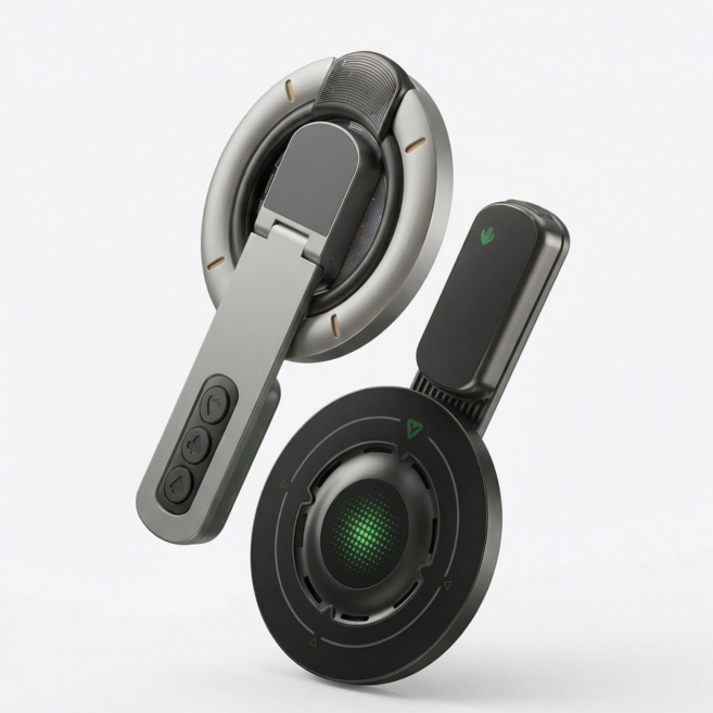 GRIPSTER 맥세이프 양면자석 그립톡 휴대폰 거치대 스마트톡 스마트폰 거치대 360도 회전, 1개, 블랙