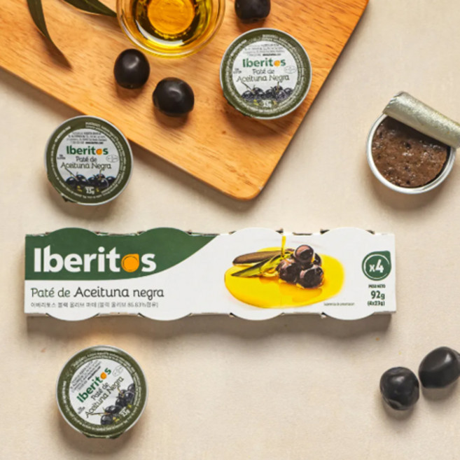 블랙올리브 스프레드, 92g, 2개