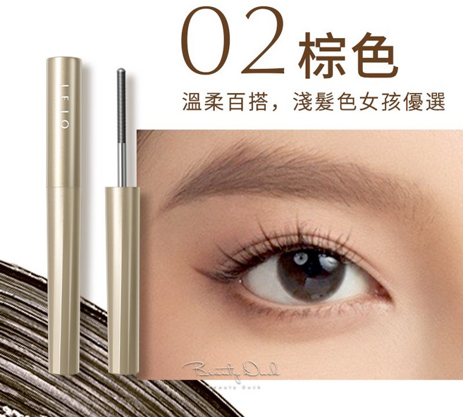 Jejo 姬玖 瞬彩纖翹睫毛膏 防水防汗 不易脫妝, 1個, 棕色