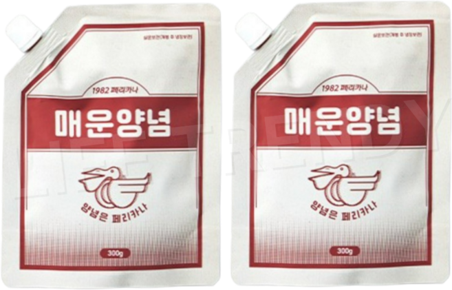 페리카나 양념치킨 소스 매운소스 매운양념 300g, 2개