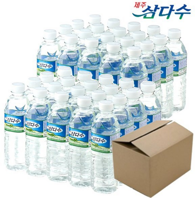 제주 삼다수 /종이박스 안전포장/유라벨/분리배송, 500ml