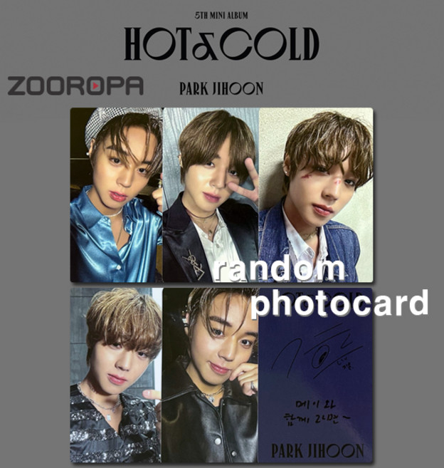 [1포토카드/랜덤] 박지훈 HOT & COLD DARKNESS ver.