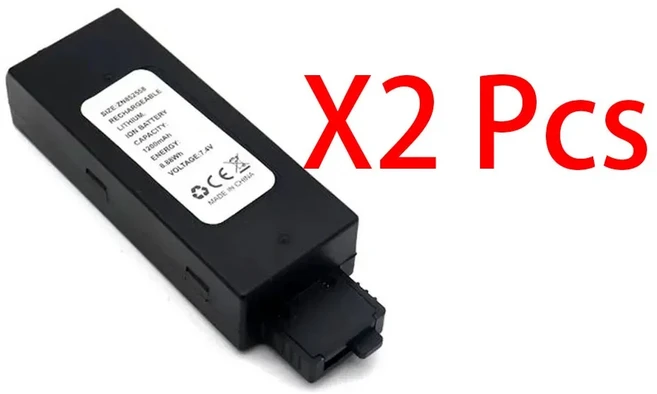 Orginal C189 MD500 RC ERA 버드 헬리콥터 용 기존 7.4V 1200mAh 배터리 예비 부품, 02 2 PCS