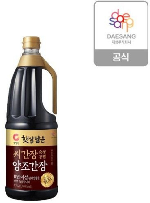 햇살담은 씨간장숙성 양조간장골드 1.7L, 1개