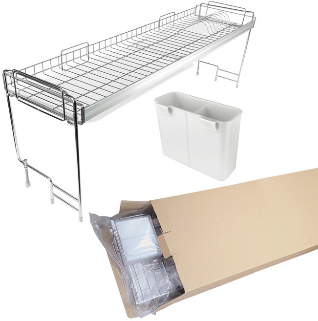 A 스탠드형 싱크선반 / 스텐 주방 싱크대 씽크대 물빠짐 그릇 식기 건조대 1단 선반, A 스탠드형 싱크선반900