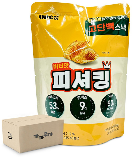피셔킹 버터맛 30g 어포튀각, 20개