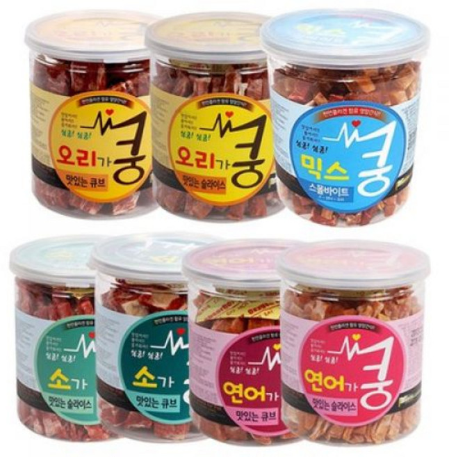 브리더랩 강아지 슬라이스 건조간식 200g, 연어가쿵, 3개