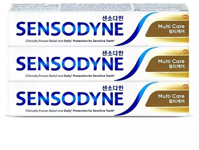 센소다인 멀티케어 치약 100g 3개