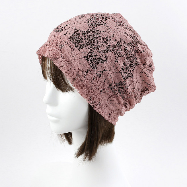레이스플 망사 비니 메쉬 여성 여름 얇은 머리두건 주방 모자