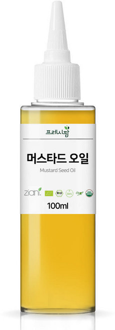 머스타드 오일 비정제 100ml 500ml 1L 머스타드씨, 1개