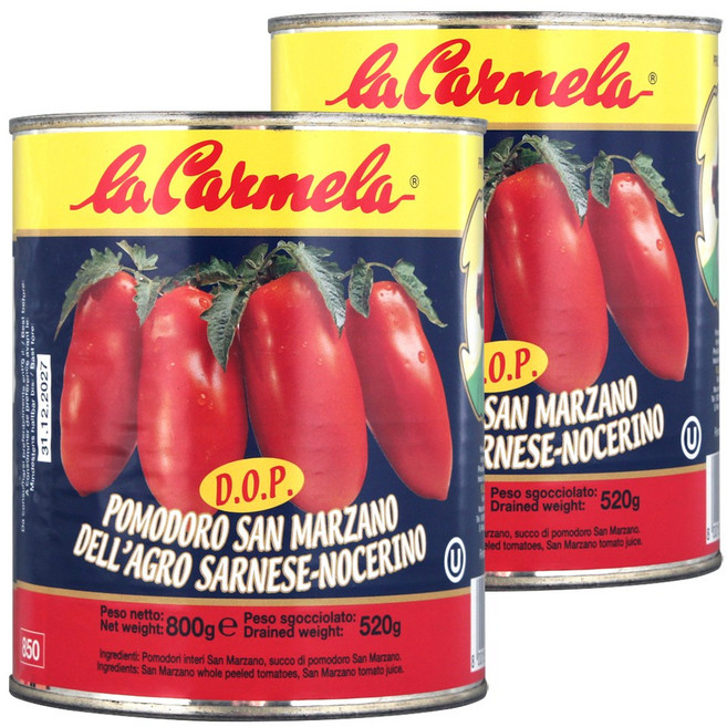산 마르자노 홀 토마토, 2개, 800G