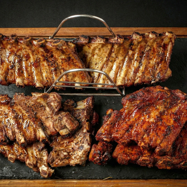 빡돈 통쪽갈비 돼지 쪽갈비 구이 / 간장맛, 1개, 650g