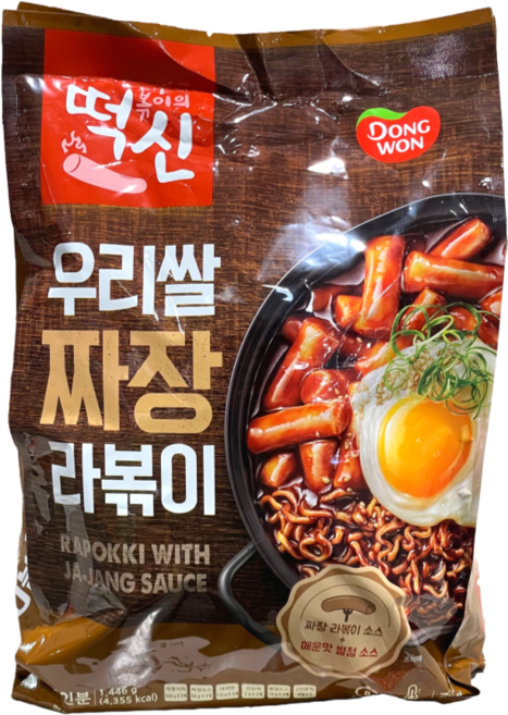 코스트코 동원 떡볶이의신 짜장라볶이 1446g 6인분, 1.446kg, 1개